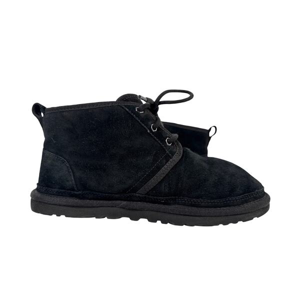 UGG Neumel Boots‎ Mens 8 Black Suede Lace-Up 3236 Lined main image 6